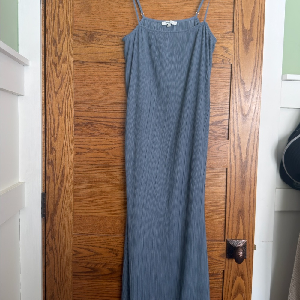 Madewell Slate Blue Maxi Dress